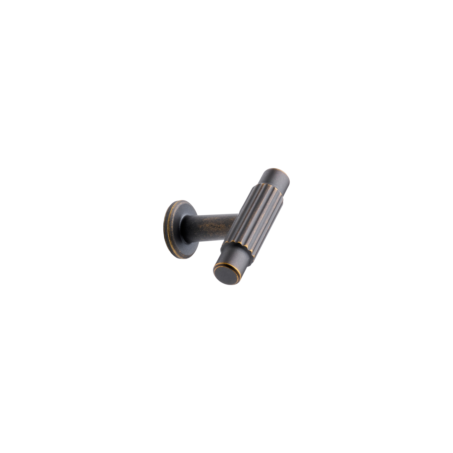 T-knop villa T 50x34x20 zamak antiek bruin
